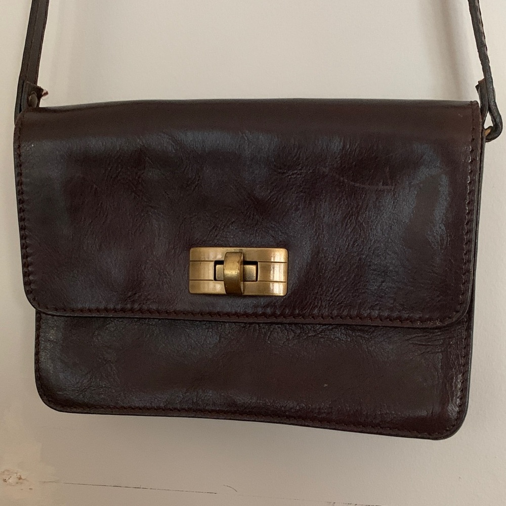 The Trend Crossbody Leather Bag Made In Italy